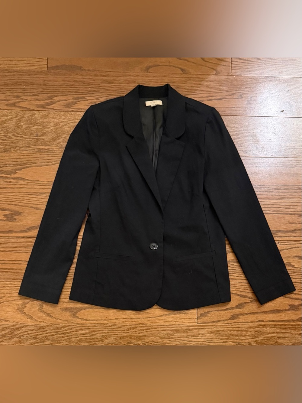 Halo Black Single-Button Women's Blazer